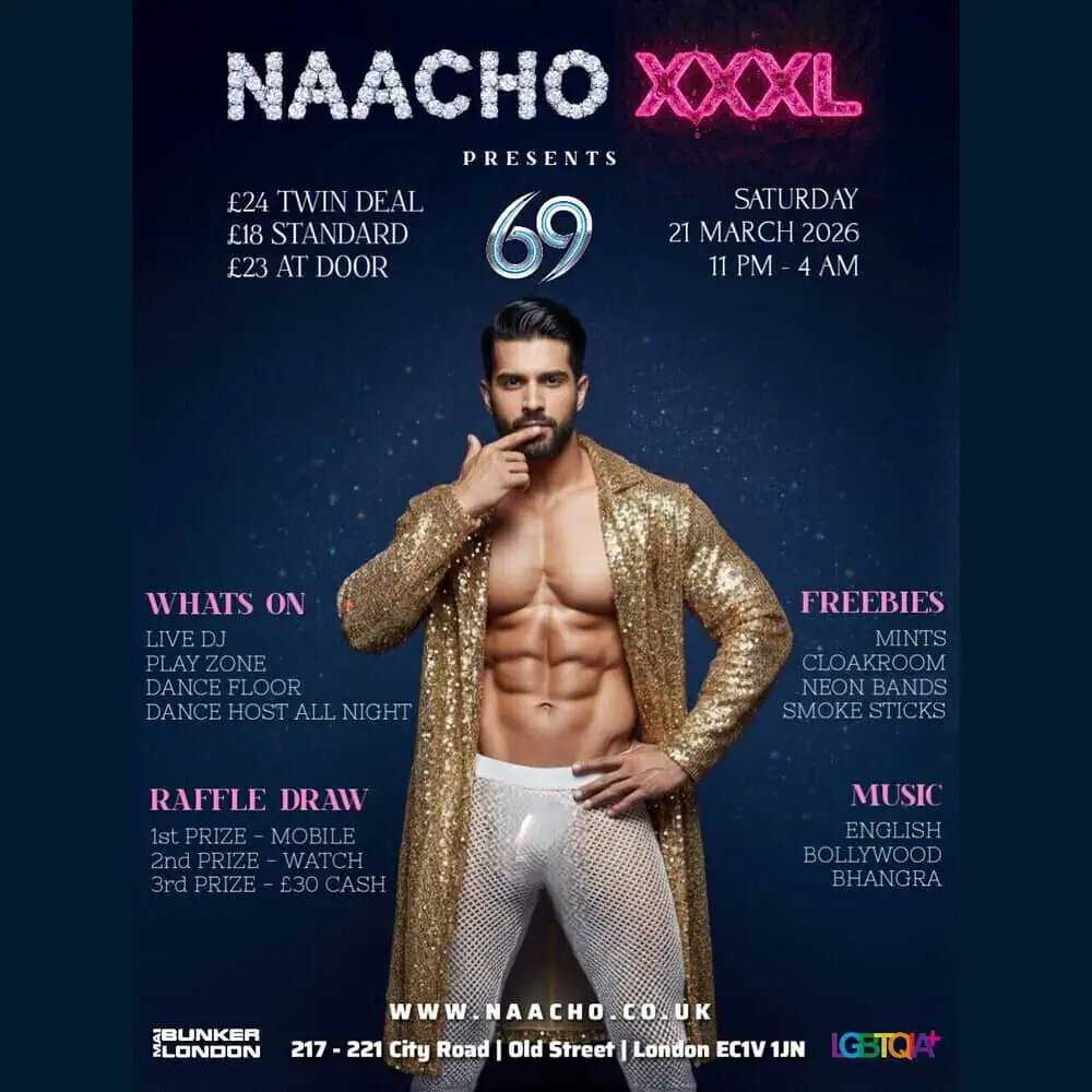 Gay South Asian club night at Bunker Bar in London.