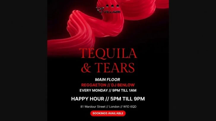 Tequila & Tears gay night at LGBTQ bar, Village Soho, in London.