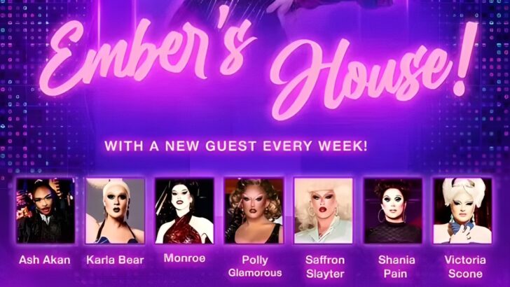 Ember's House is a gay cabaret night at LGBTQ] bar called Rupert Street Bar in London's Soho.