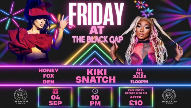 Friday night drag at The Black Cap in Camden, London.