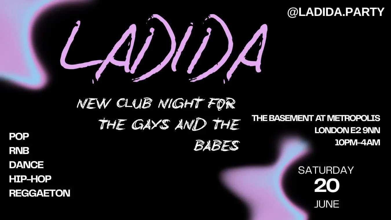 LADIDA queer club night at Metropolis club in London.