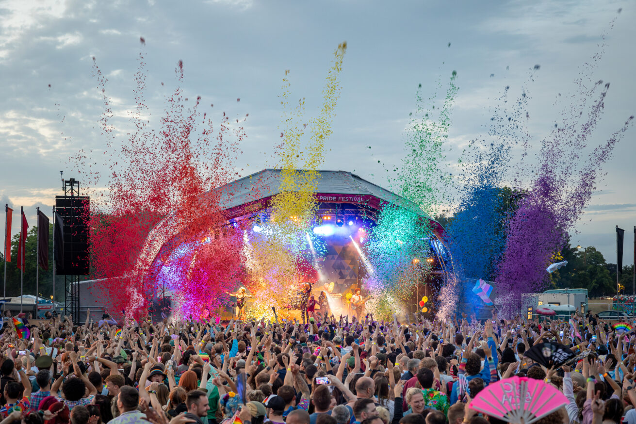 Bristol Pride Day 2023 Main Stage (Credit Dan Weill. Image supplied).