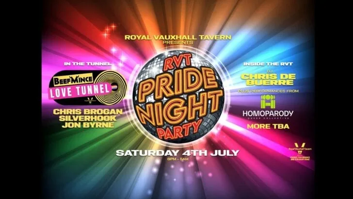 Pride Party at The Royal Vauxhall Tavern in South London.