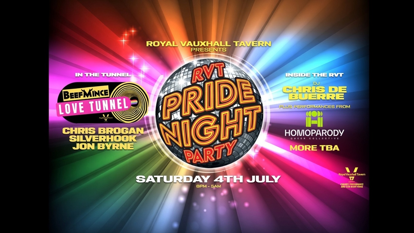 Pride Party at The Royal Vauxhall Tavern in South London.