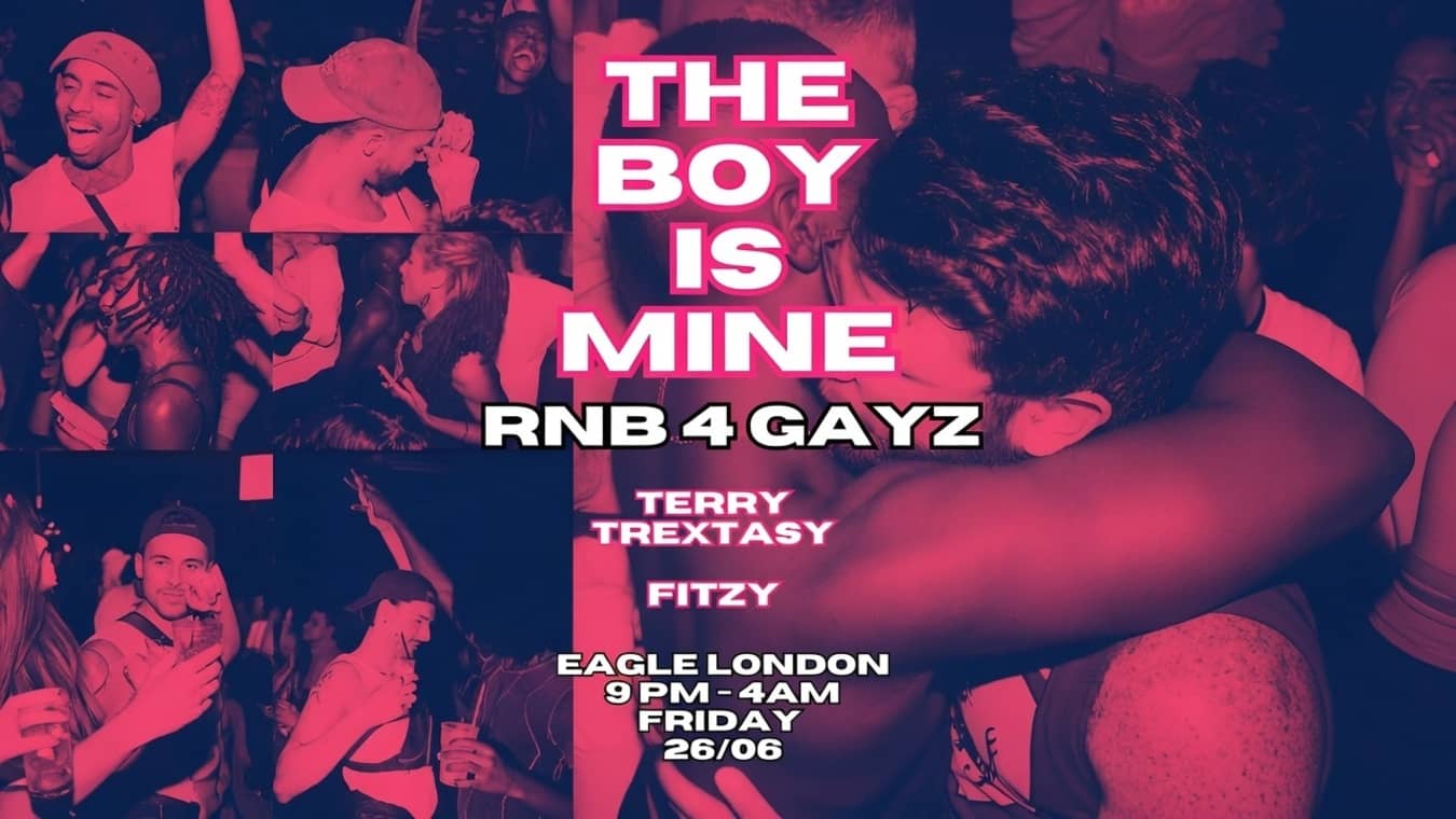 The Boy is Mine is a gay club night at Eagle London.