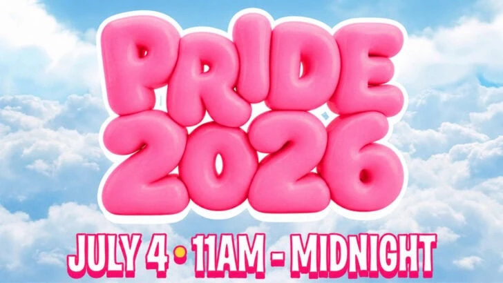 Gay Pride DJ Party in Soho, London.