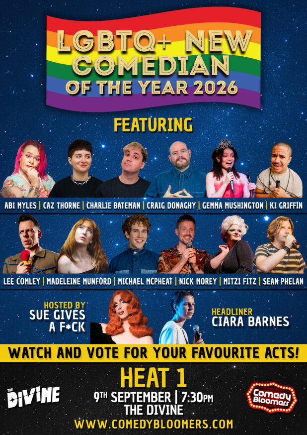 The LGBTQ+ New Comedian Of The Year