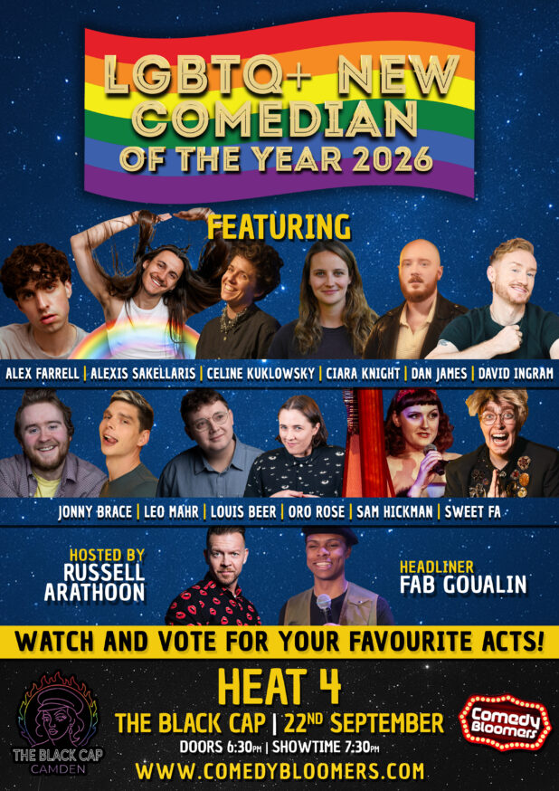 The LGBTQ+ New Comedian Of The Year