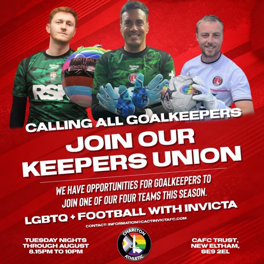 Charlton Invicta LGBTQI+ football club in London