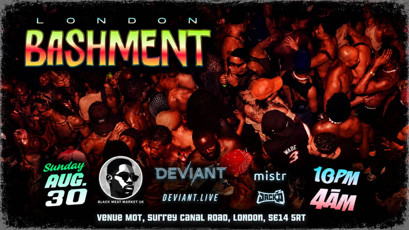 BASHMENT Party is a Black queer party in London over Carnival Weekend.