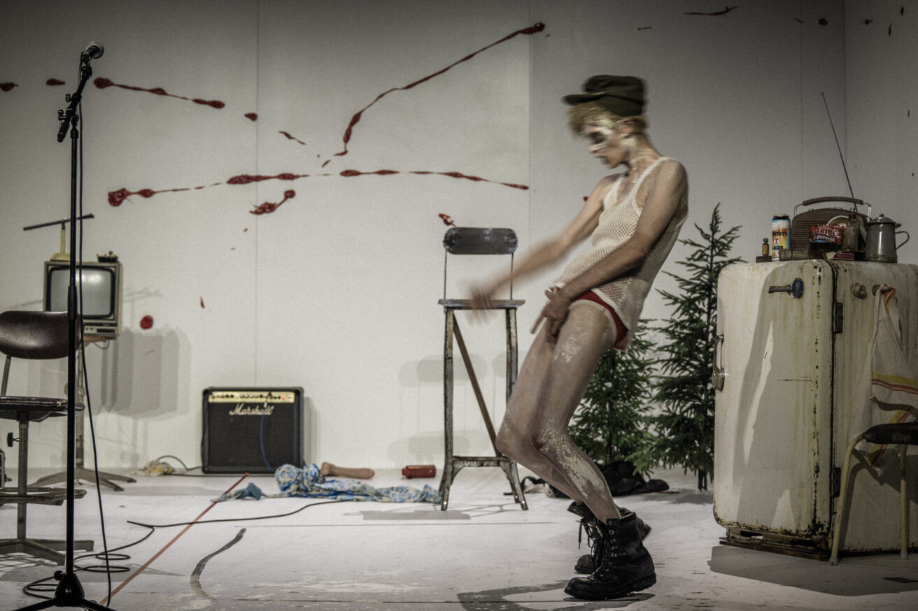 Tilda Swinton in Man To Man at Royal Court Theatre