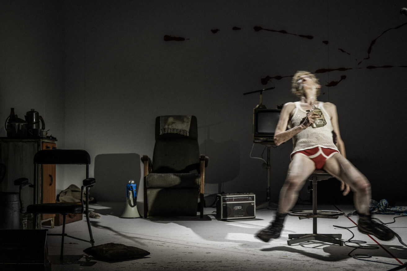 Tilda Swinton in Man To Man at Royal Court Theatre