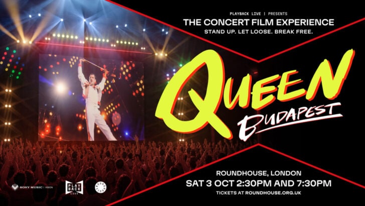Queen Budapest: The Concert Film Experience at London’s Roundhouse on 3 October 2026