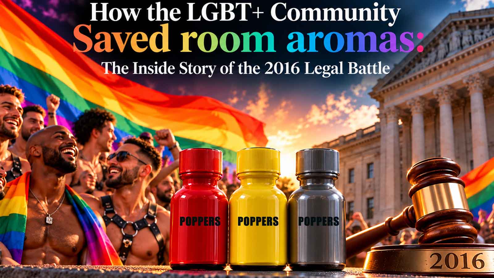How the LGBT+ Community Saved Poppers: The Inside Story of the 2016 Legal Battle