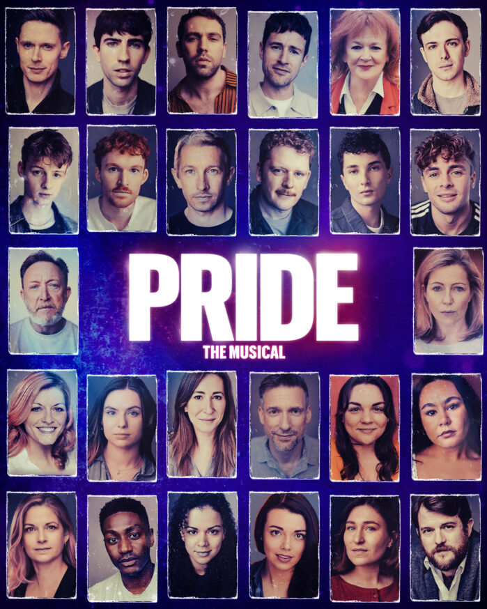 Image of the full aast as announced for the Musical Pride at London’s Bridge Theatre from 12 November 2026