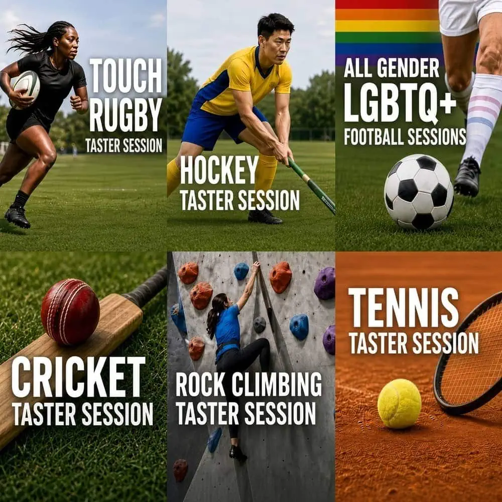 WLQP sport taster sessions in London.
